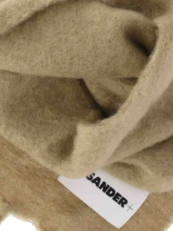 Sciarpa In Mohair E Lana