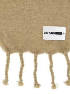 Sciarpa In Mohair E Lana