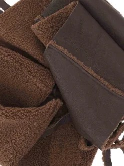 Sciarpa In Shearling Di Agnello