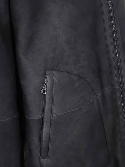 Shearling Reversibile Con Cappuccio