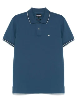 Shirt di polo in cotone logo