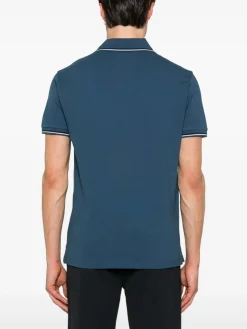 Shirt di polo in cotone logo