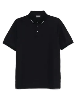 Shirt di polo in cotone logo