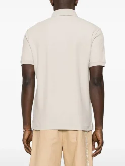 Shirt di polo in cotone logo