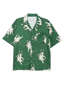 Shirt in twill biologico e viscosa