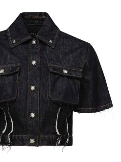 Short Denim Shirt