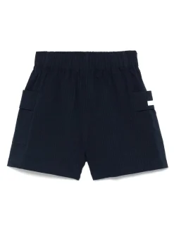 Shorti di cotone a strisce