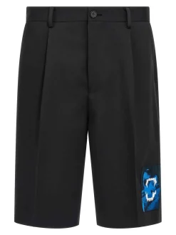 Shorts bermuda di patch
