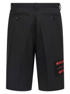 Shorts bermuda di patch