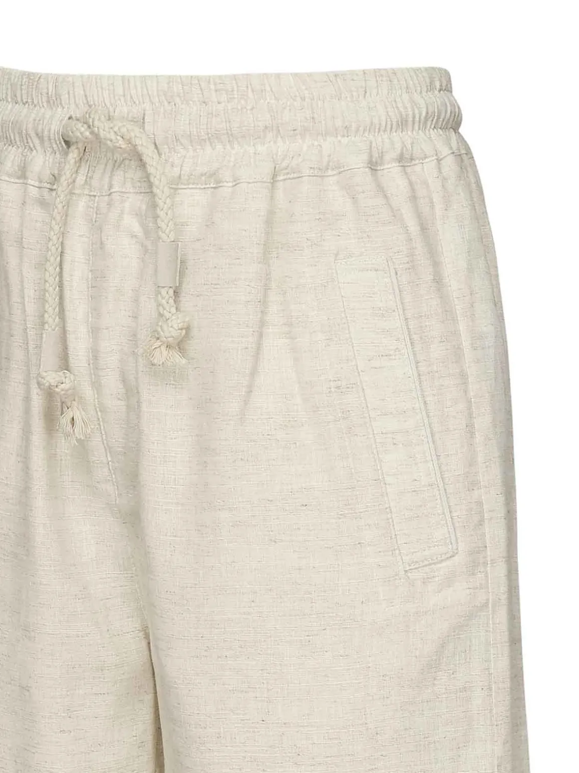 Shorts di bermuda di lino