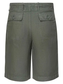Shorts di bermuda di lino
