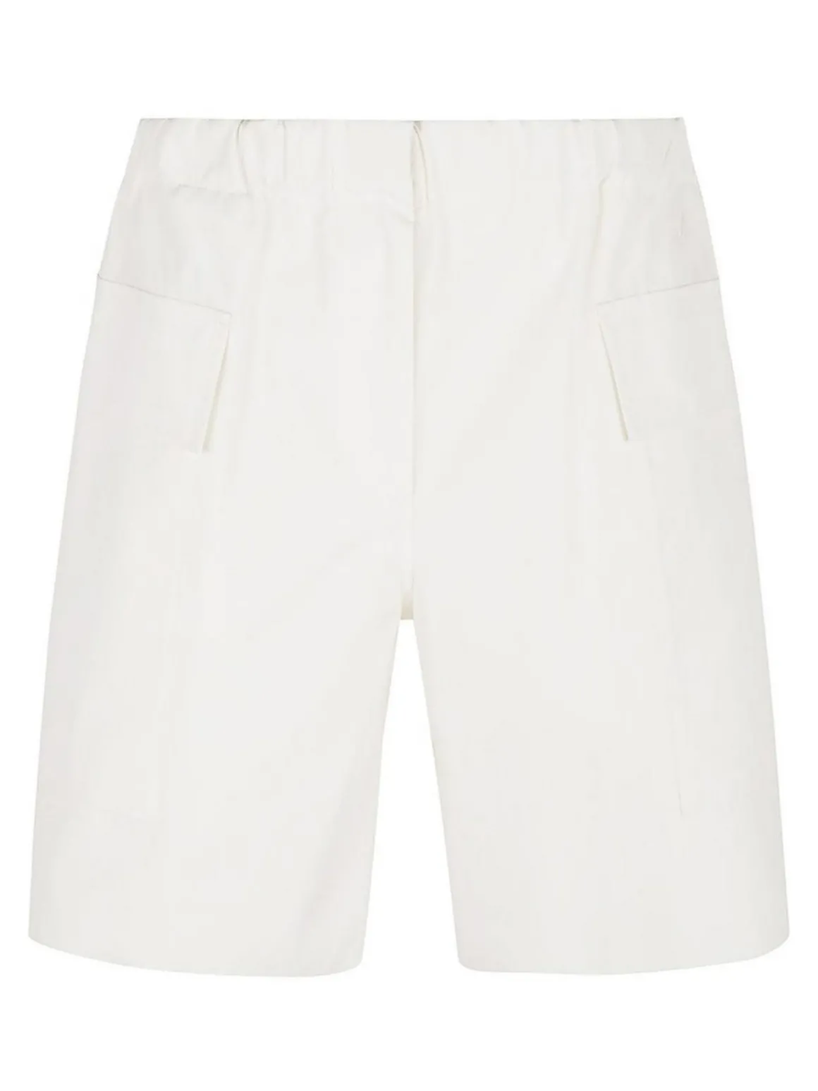 Shorts di cotone bianco