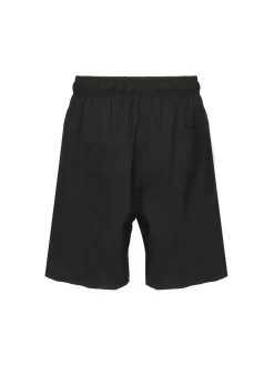 Shorts in lino e miscela di cotone