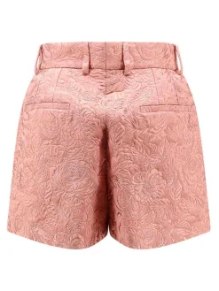 Shorts In Misto Cotone E Seta