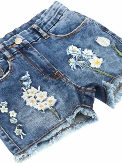 Shorts ricamati