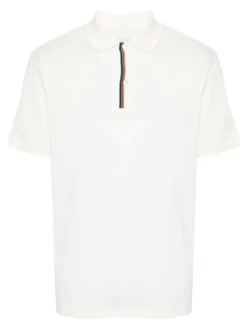 Signatura Stripe-Trim Polo Shirt