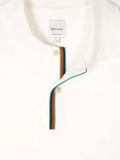 Signatura Stripe-Trim Polo Shirt