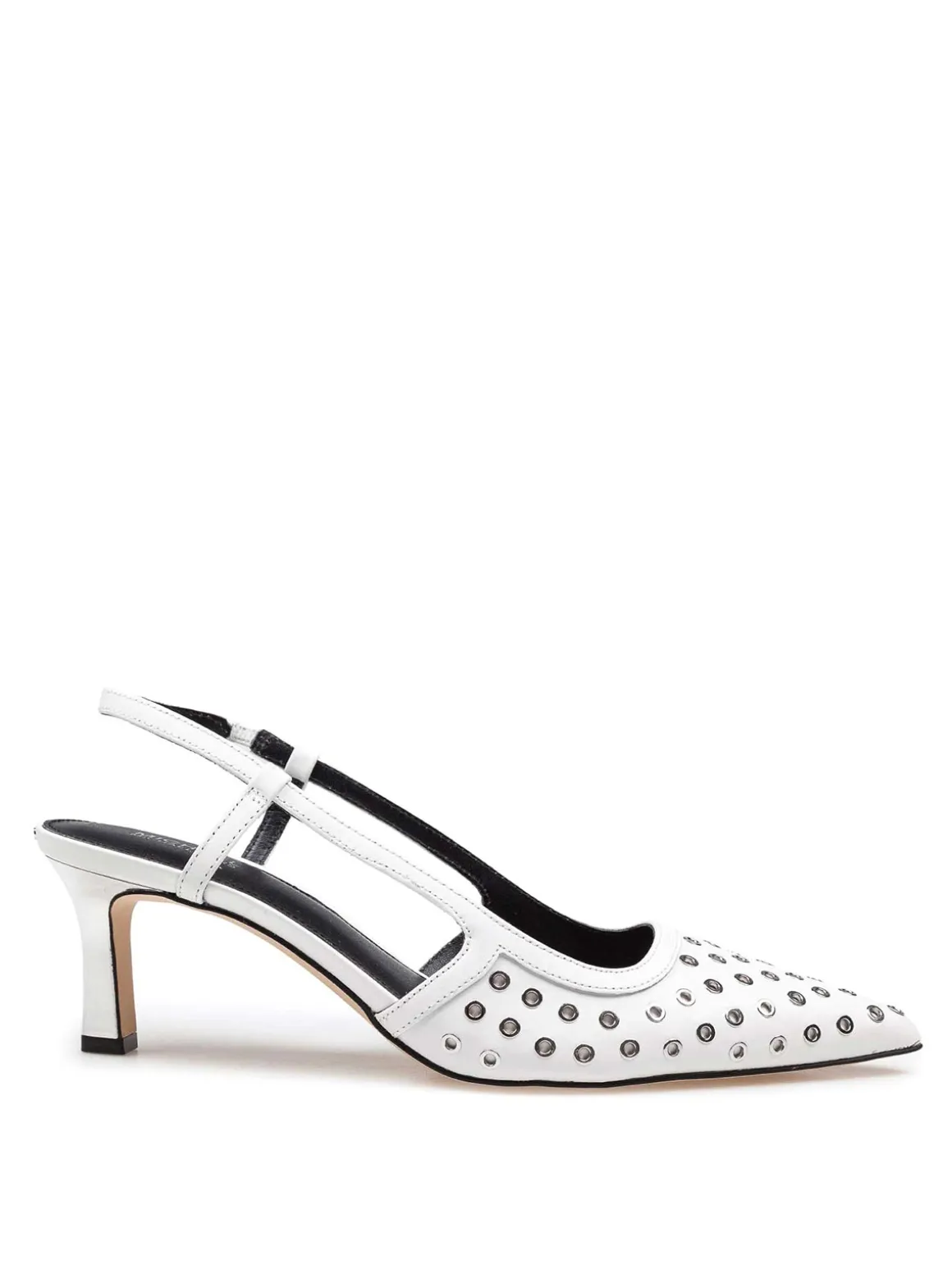 Slingback Alora In Pelle Colore Bianco
