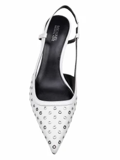 Slingback Alora In Pelle Colore Bianco