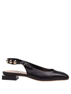 Sling-Back Angie L Spike In Pelle