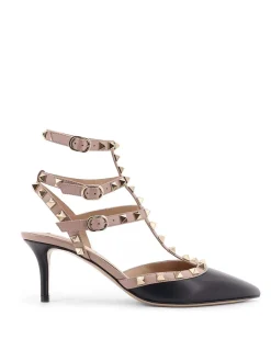 Slingback Decollet Rockstud In Pelle