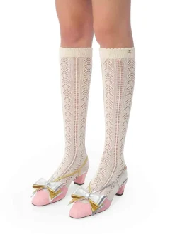 Slingback in pelle