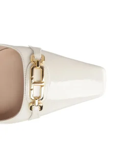 Slingback in pelle di brevetto Whitney