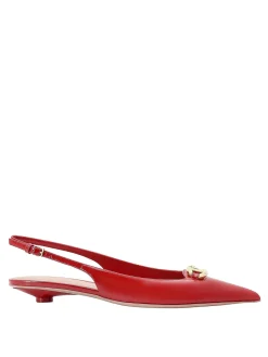 Slingback in pelle verniciata