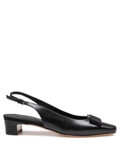 Slingback Rivalda In Pelle Colore Nero
