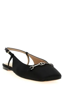 Slingback satinato