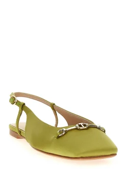 Slingback satinato