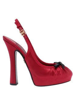 Slingback satinato