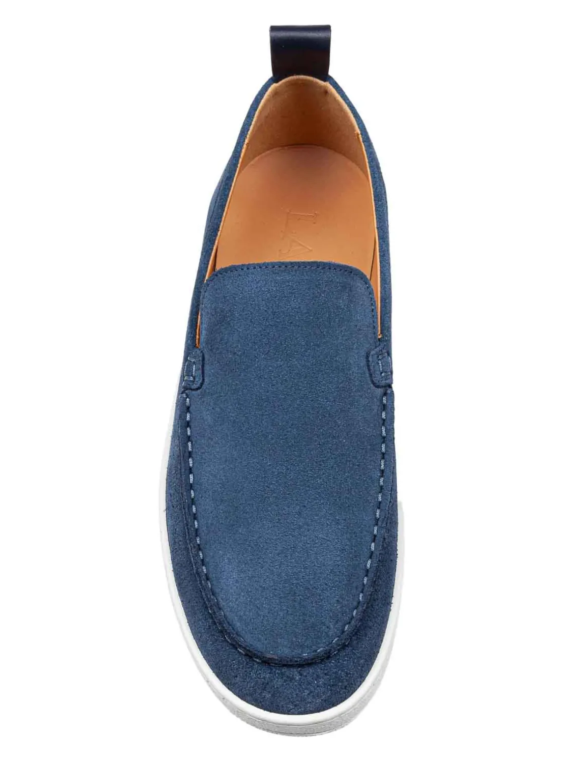 Slipper In Camoscio Colore Blu Navy