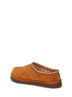 Slippers punta tonda collo intrecciato