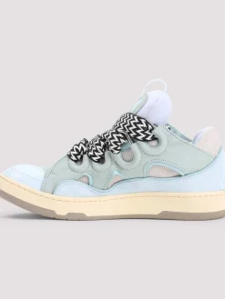 Sneaker a marciapiede in pelle scamosciata