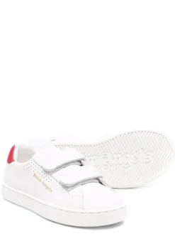 Sneaker Con Cinturino In Pelle Di Vitello