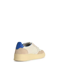 Sneaker da medaglia in pelle bianca