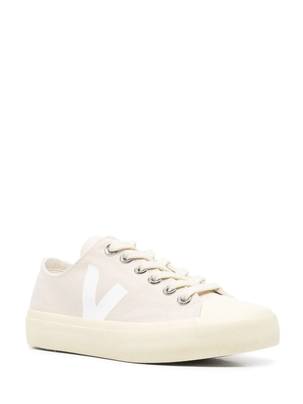 Sneaker di tela beige