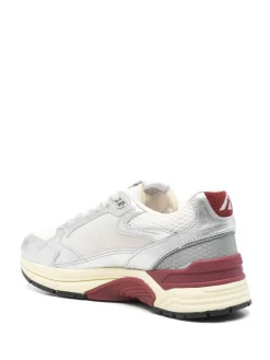 Sneaker Hyperway Basso Bordeaux d'argento