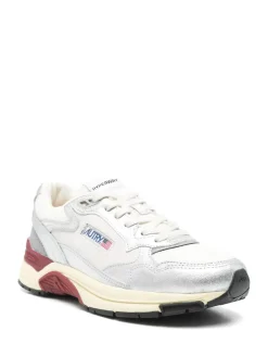 Sneaker Hyperway Basso Bordeaux d'argento