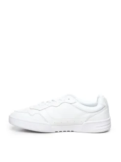 Sneaker in pelle con logo