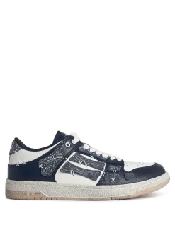 Sneaker in pelle in pelle nera