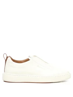 Sneaker slip-on in pelle