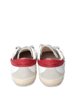 Sneaker stringate in pelle