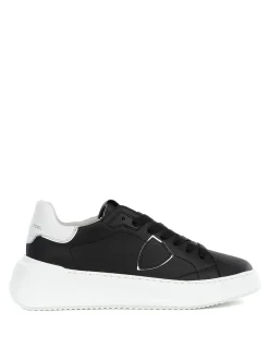 Sneaker Tres Temple Low Donna Nera