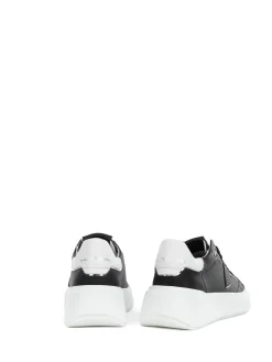 Sneaker Tres Temple Low Donna Nera