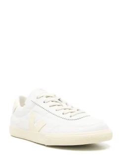 Sneaker unisex in pelle in bianco