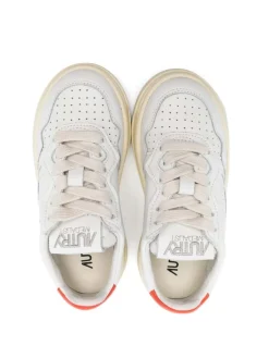 sneakers basse per bambini con toppa con logo