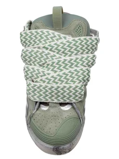 Sneakers Curb In Pelle E Mesh
