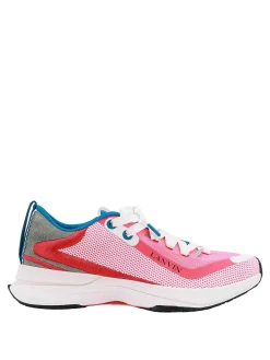 Sneakers in camoscio e nylon